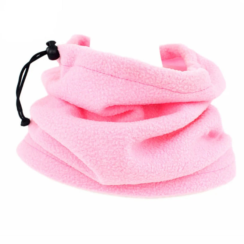 Polar Fleece Neck Tube Scarf Winter Ear Warmer Fishing Skating Running Sport Scarf Adjustable Neck Collar Neckerchief Cycling He