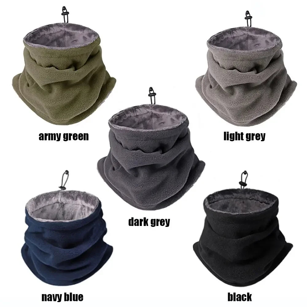 Winter Motorcyclewarm Mask Men Women Fleece Neck Outdoor Warmer Windproof Scarf Camping Hiking Balaclava Cycling Face Mask