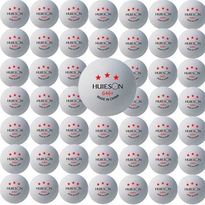 New  3 Star 20~100 PCS ABS 40+ Material Professional Table Tennis Balls TTF Table Tennis Ping Pong Balls for Competition