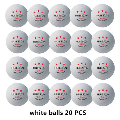 New  3 Star 20~100 PCS ABS 40+ Material Professional Table Tennis Balls TTF Table Tennis Ping Pong Balls for Competition