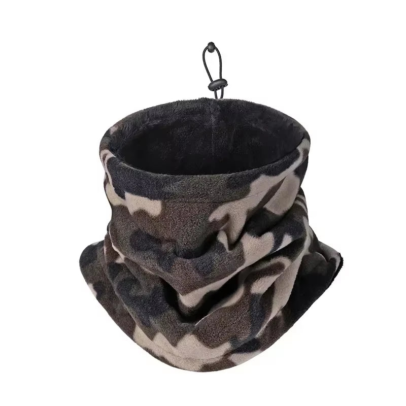 Winter Warm Ski Mask Men Bandana Fleece Neck Warmer Gaiter Windproof Scarf Camping Hiking Balaclava Fishing Cycling Face Mask
