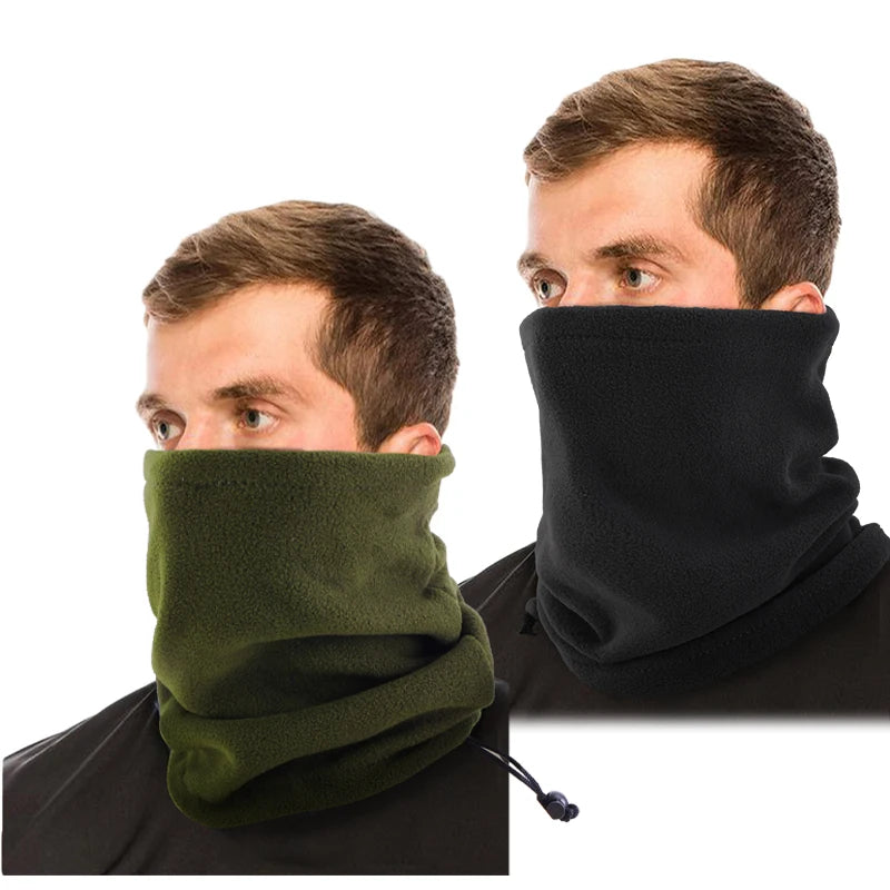Polar Fleece Neck Tube Scarf Winter Ear Warmer Fishing Skating Running Sport Scarf Adjustable Neck Collar Neckerchief Cycling He