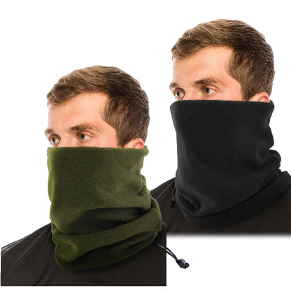 Polar Fleece Neck Tube Scarf Winter Ear Warmer Fishing Skating Running Sport Scarf Adjustable Neck Collar Neckerchief Cycling He